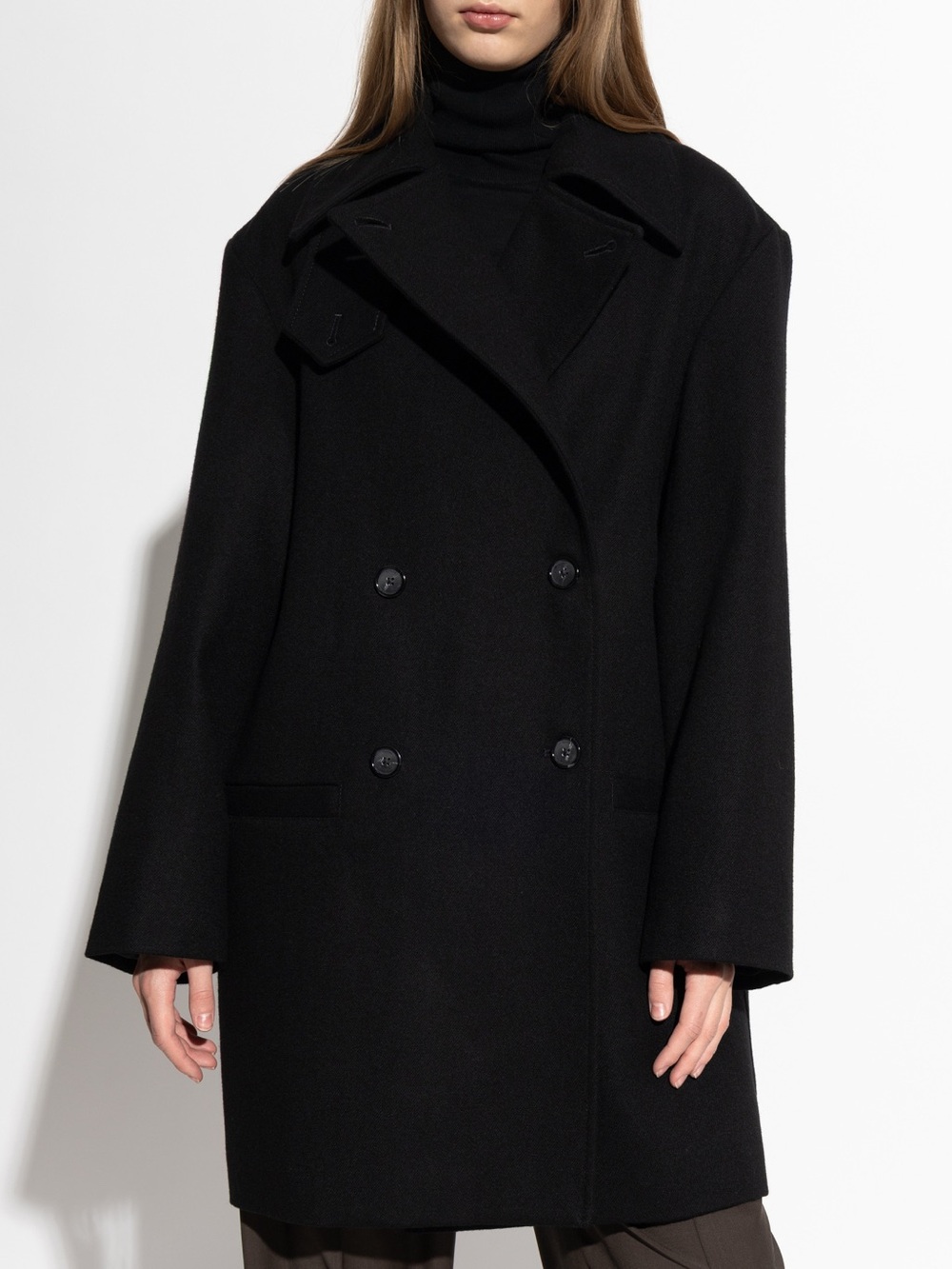 🏙️EVAN PICONE🏙️100% WOOL PEA COAT🏙️FRESHLY DRY CLEANED!!!